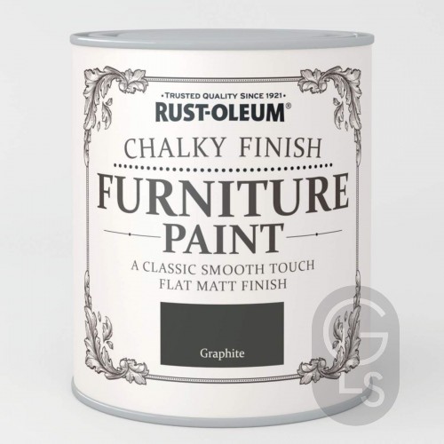 Rust-Oleum Chalky Furniture Paint - Graphite