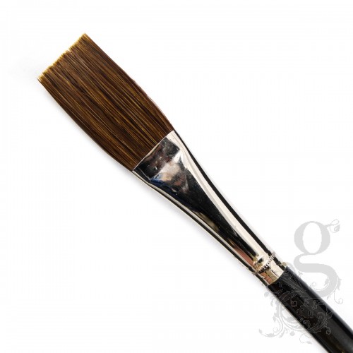 Poster Brush - Brown Ox hair - One Stroke