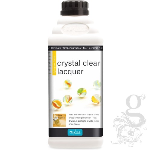 Polyvine Crystal Clear Acrylic Lacquer - Gloss