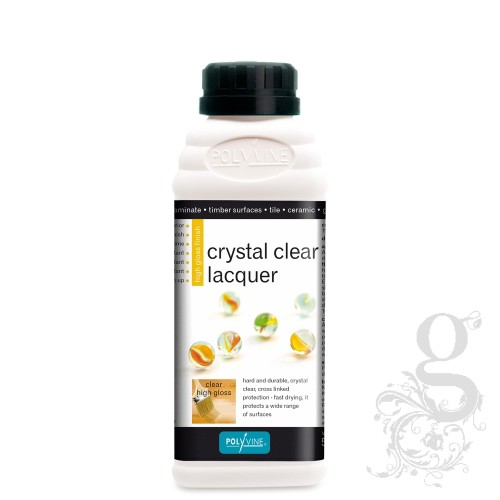 Polyvine Crystal Clear Acrylic Lacquer - Gloss - 500ml