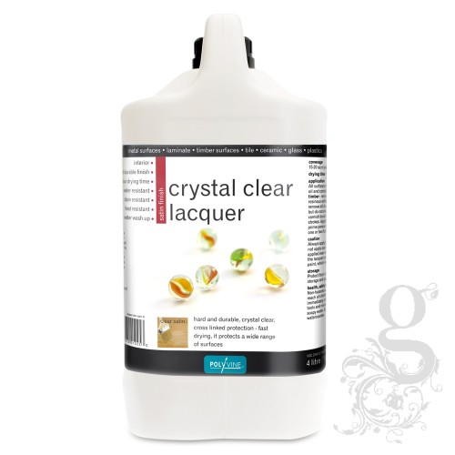 Polyvine Crystal Clear Acrylic Lacquer - Satin