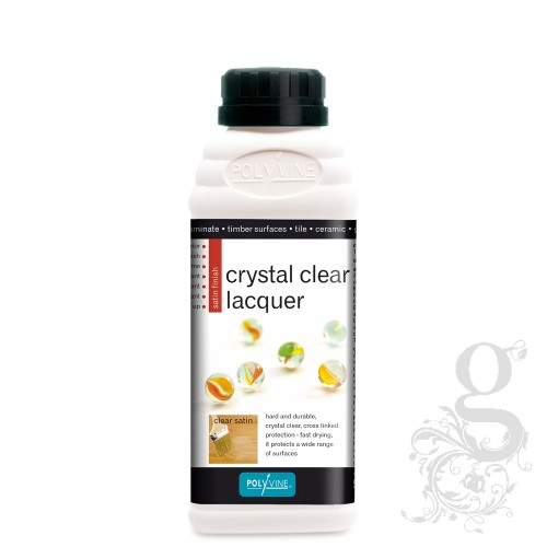 Polyvine Crystal Clear Acrylic Lacquer - Satin - 500ml
