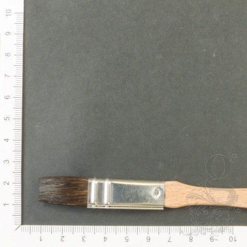Flat Brushes - Soft Hair Mix - 1/2'' - Gold Leaf Supplies