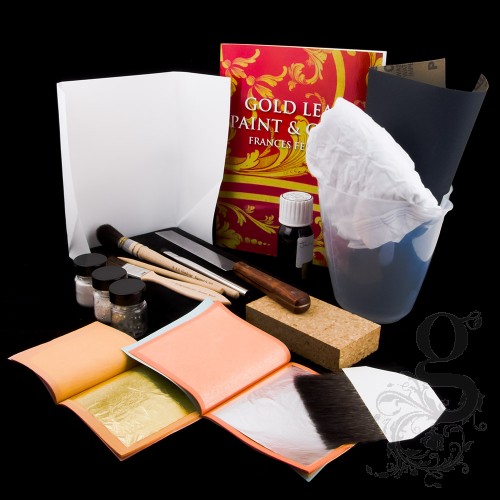 Professional Glass Gilding Kit with Book