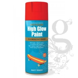 Rust-Oleum High Glow Paint - Fluorescent Red/Orange