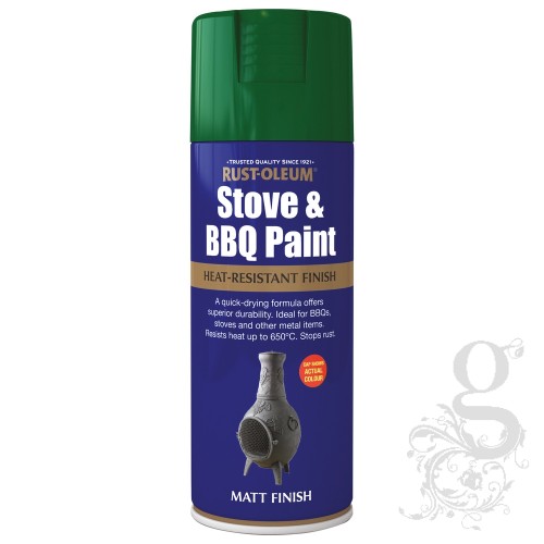 Rustoleum Stove & BBQ Spray Paint - Matt Green