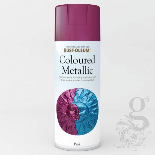 Rust-Oleum Elegant Metallic Spray Paint - Pink - 400ml