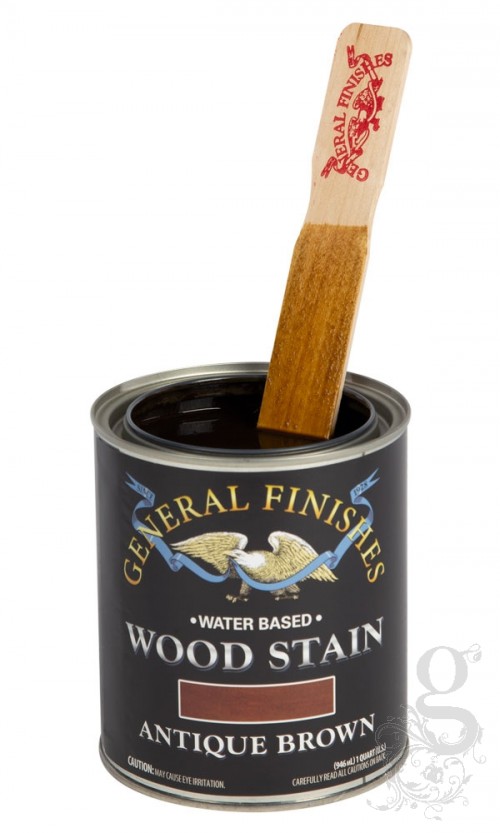 General Finishes Wood Stain - Antique Brown - 946ml