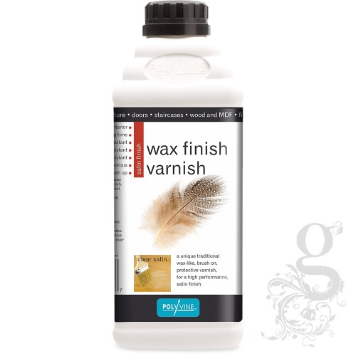 Polyvine Acrylic Wax Finish Varnish - Satin - Walnut