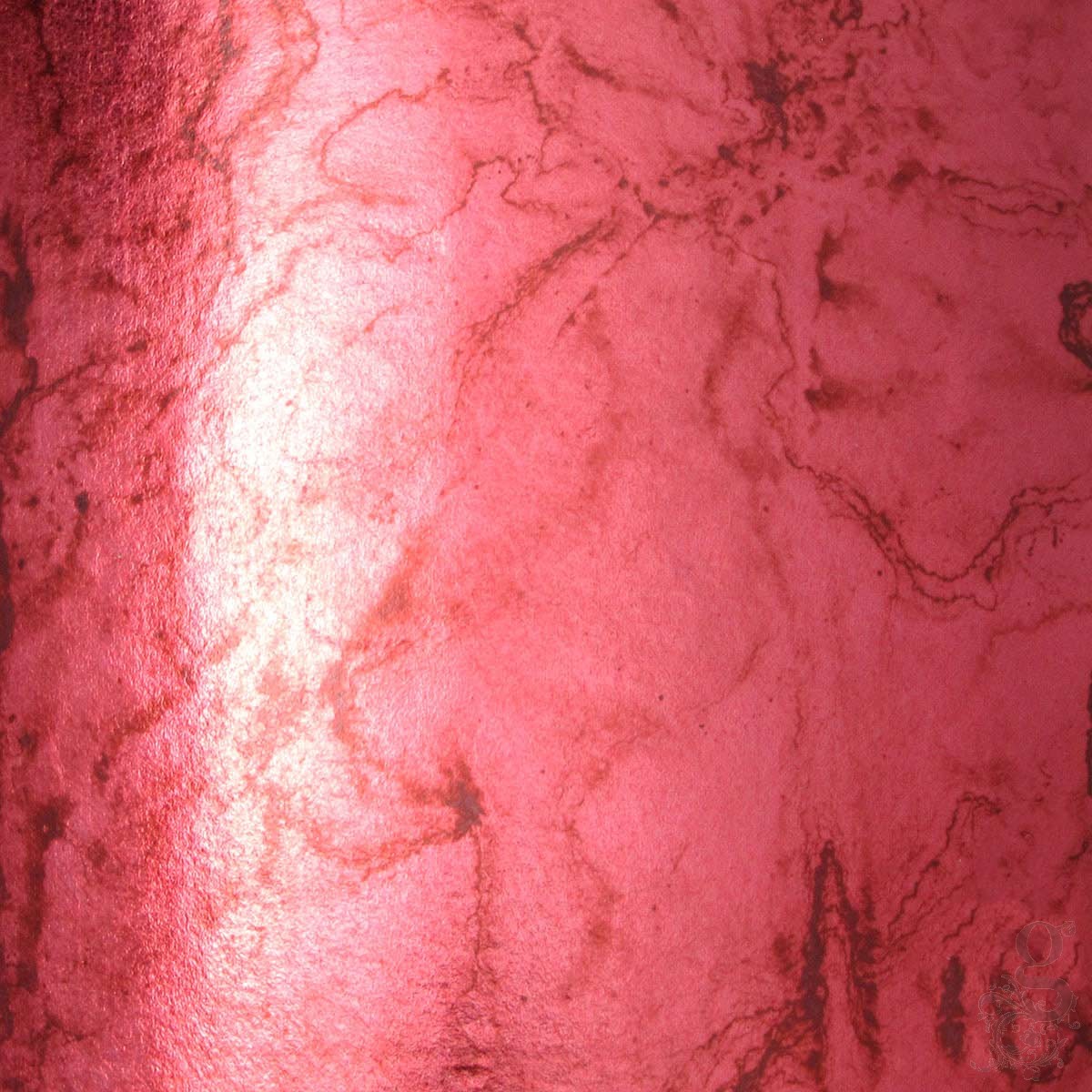 Coloured Loose Silver Leaf - Marbled Red