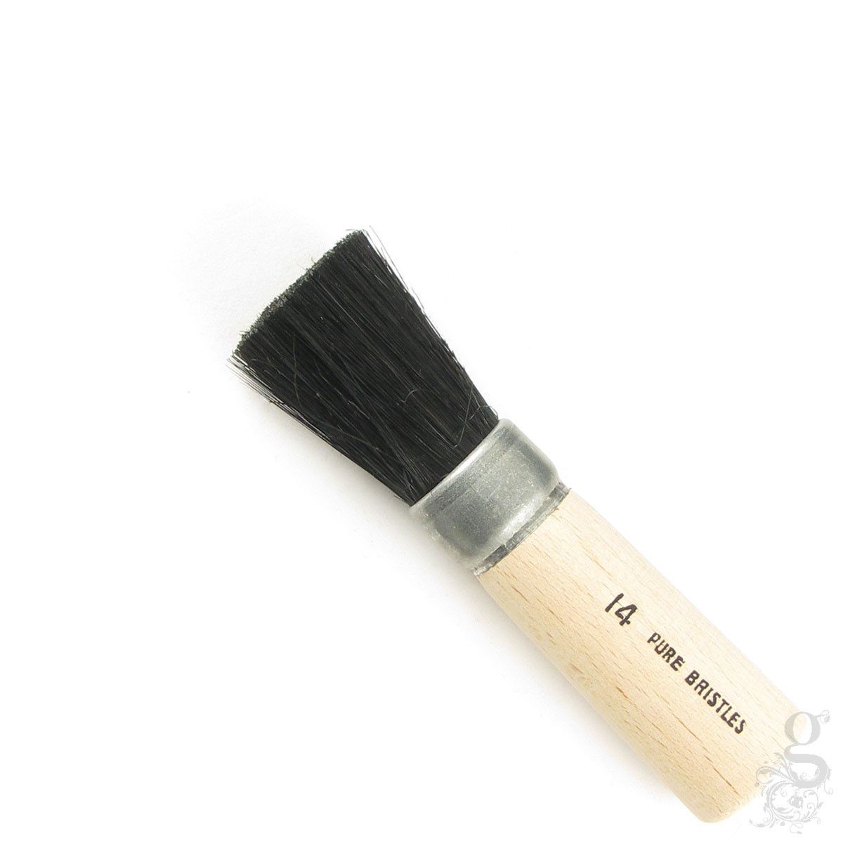 Stencil Brush - Coarse Black Bristle - Size 14 - 7/8''