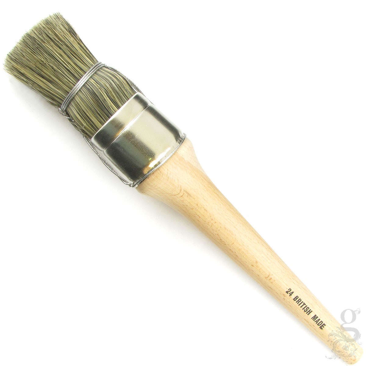 Bridled Glue Brush Grey Bristle Size 24