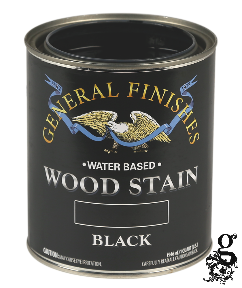 General Finishes Wood Stain - Black - 473ml
