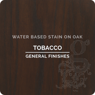 General Finishes Wood Stain - Tobacco Applied Over Oak