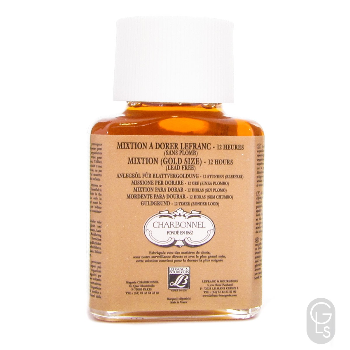 Le Franc 12 Hour Oil based Gold Size - 125ml