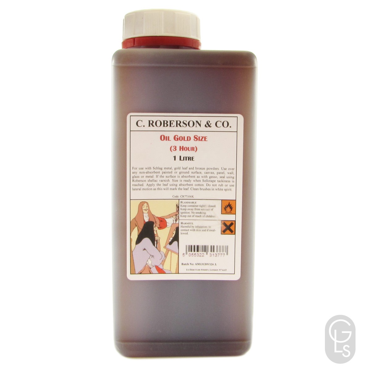 Roberson 3 Hour Oil based Gold Size 1L