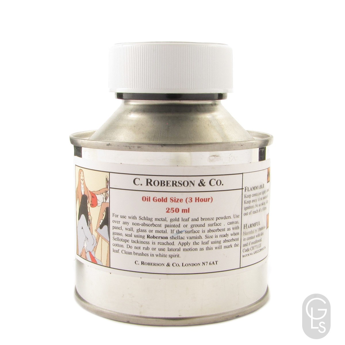 Roberson 3 Hour Oil based Gold Size 250ml