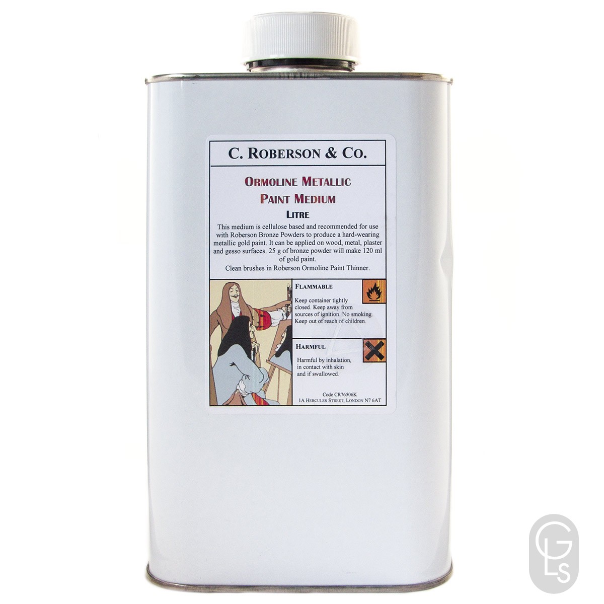 Ormoline Metallic Paint Medium - 1 Litre