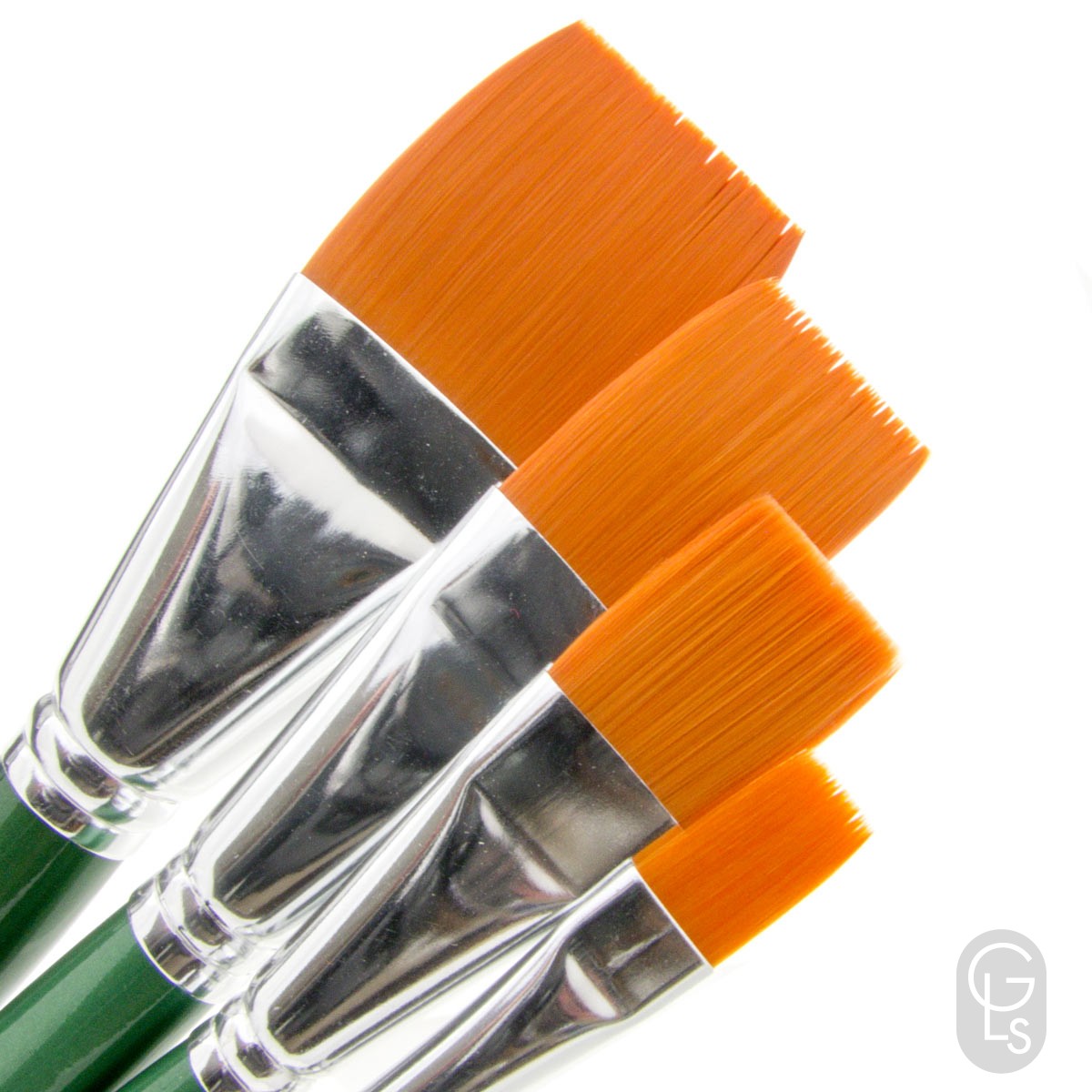 One Stroke Synthetic Med. Hair Ferrule