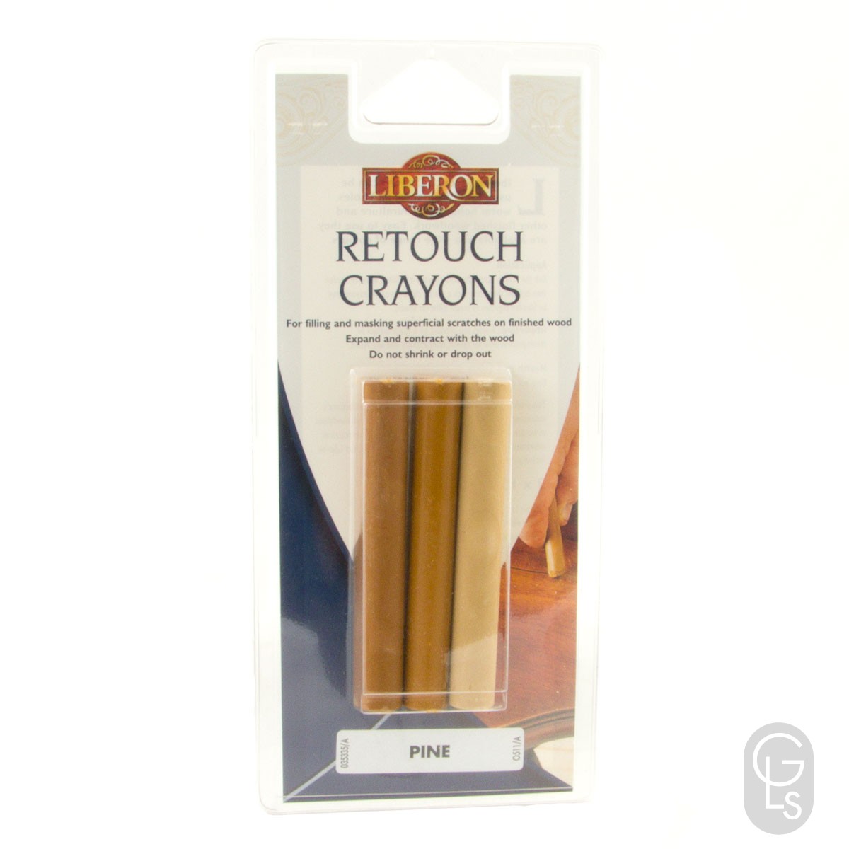 Liberon Retouch Crayons 3 Pack Pine