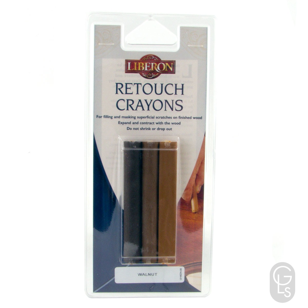 Liberon Retouch Crayons 3 Pack Walnut