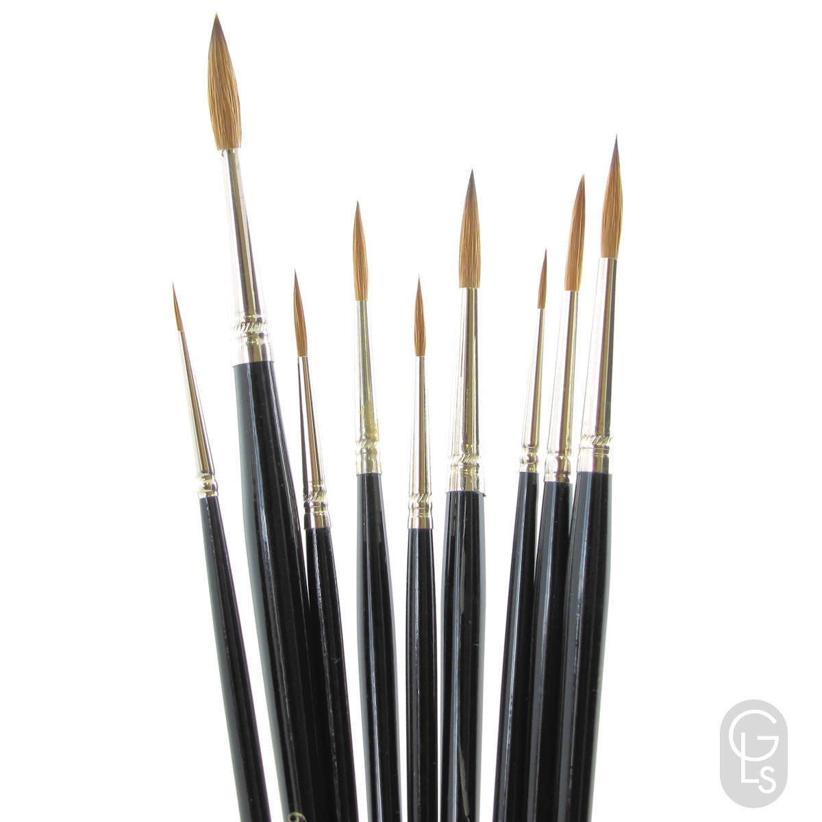 Artists Watercolor Brushes - Medium Sable Hair