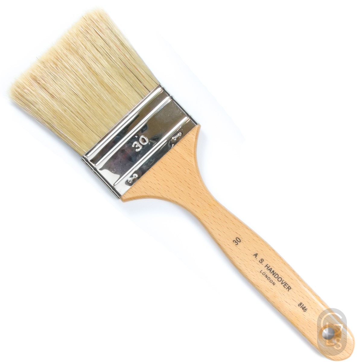 Flat, Thin Varnish Brush - Lily Bristle - Size 30 (2.5'') 
