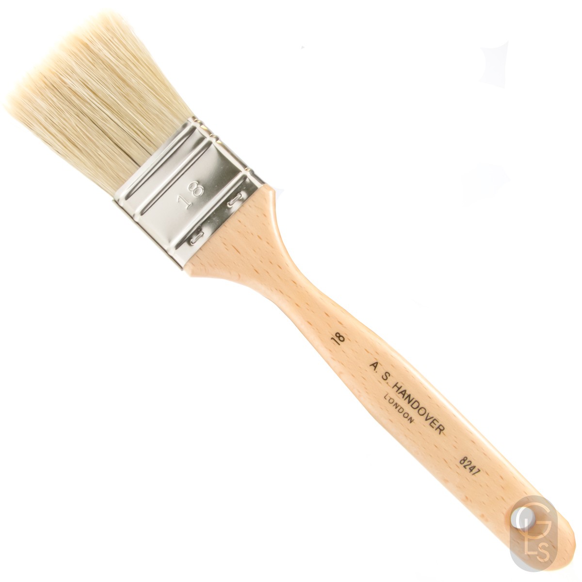 Flat, Medium Varnish Brush - Lily Bristle - Size 18 (1.5'')