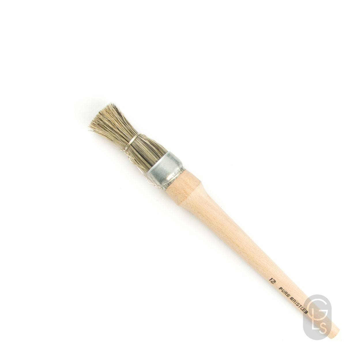 Bridled Glue Brush Grey Bristle Size 12