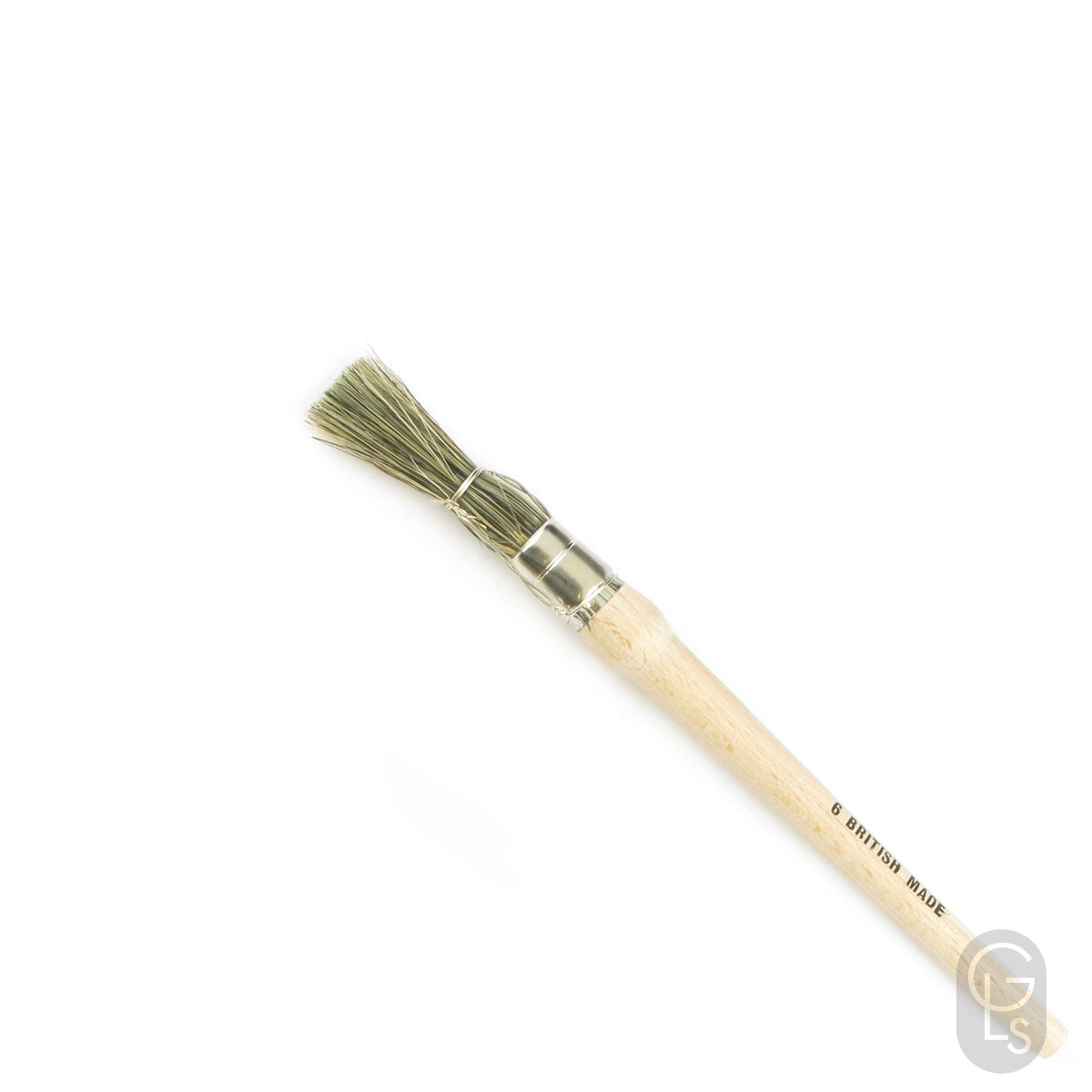 Bridled Glue Brush Grey Bristle Size 6