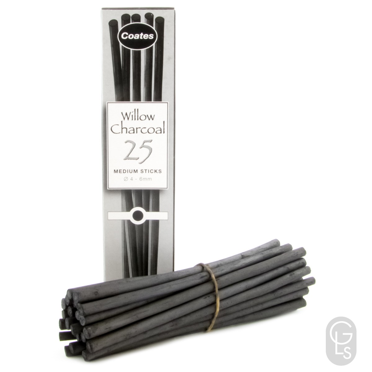 Charcoal Medium Box 25