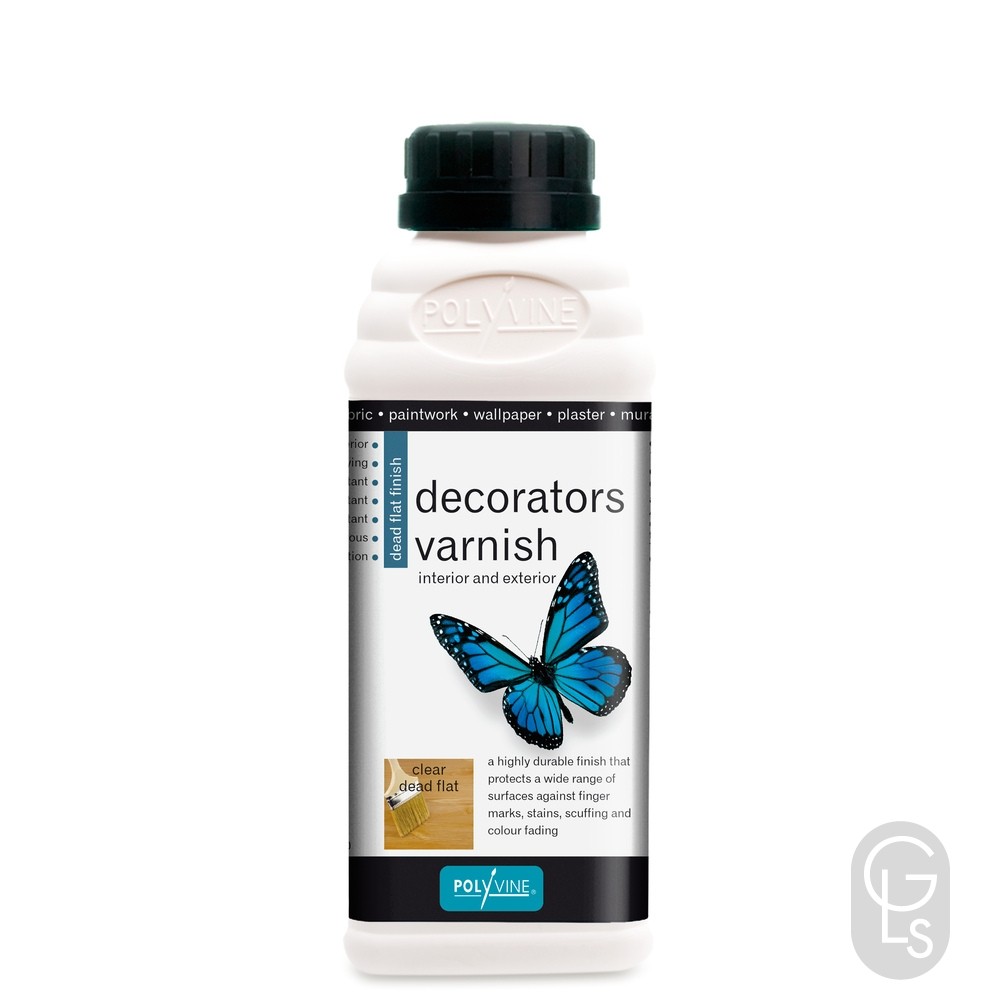 Polyvine Dead Flat Decorators Varnish - Water based - 500ml
