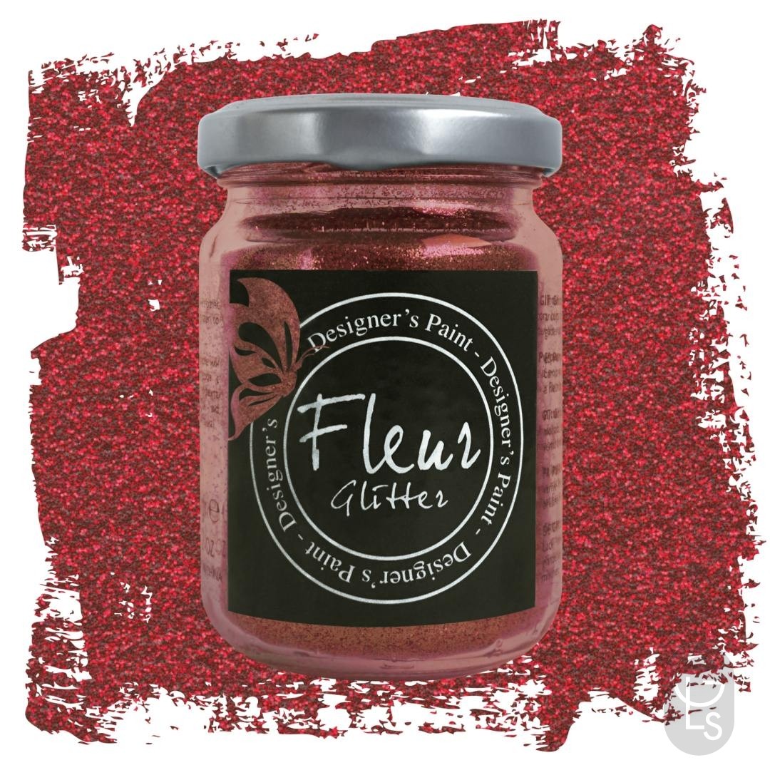 Fleur Glitter - Cherry Red - 90g
