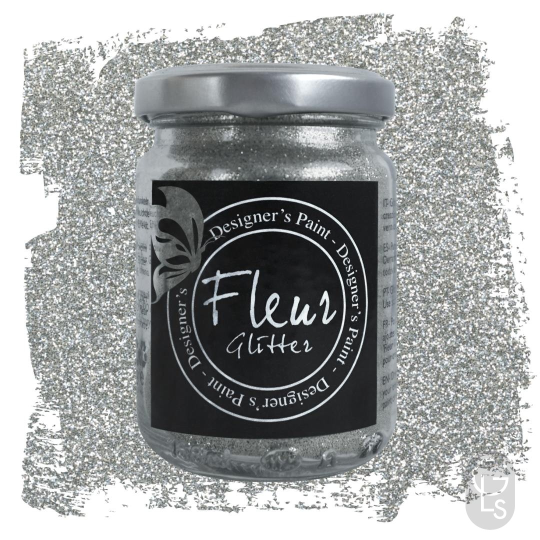 Fleur Glitter - Silver - 90g