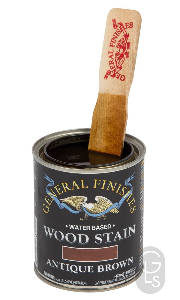 General Finishes Wood Stain - Antique Brown - 473ml
