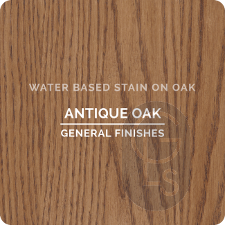 General Finishes Wood Stain - Antique Oak Applied Over Oak