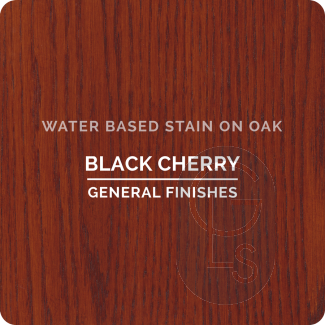 General Finishes Wood Stain - Black Cherry Applied Over Oak