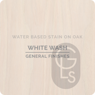 General Finishes Wood Stain - Whitewash Applied Over Oak
