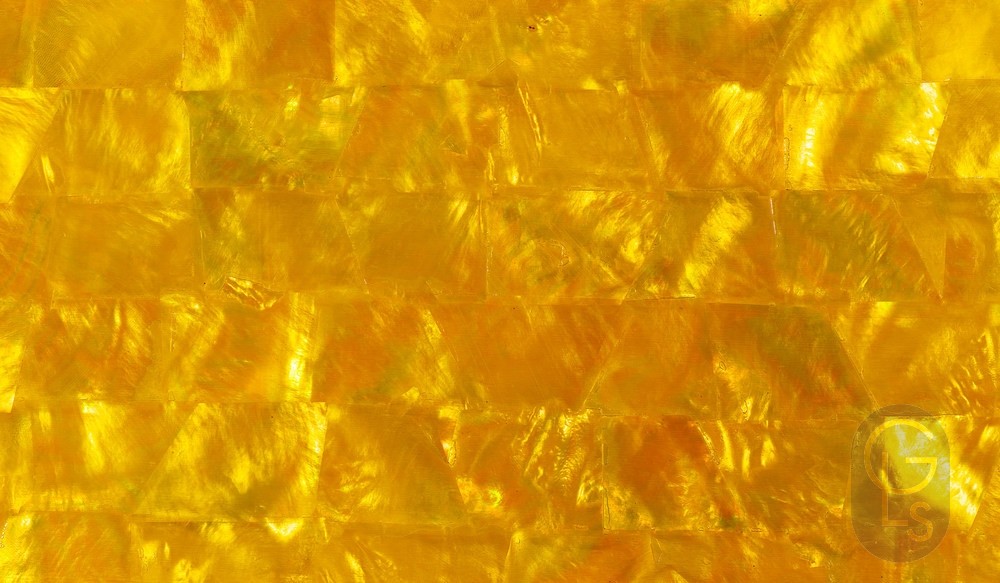 Flexible Mother of Pearl Sheet - Yellow / Gold