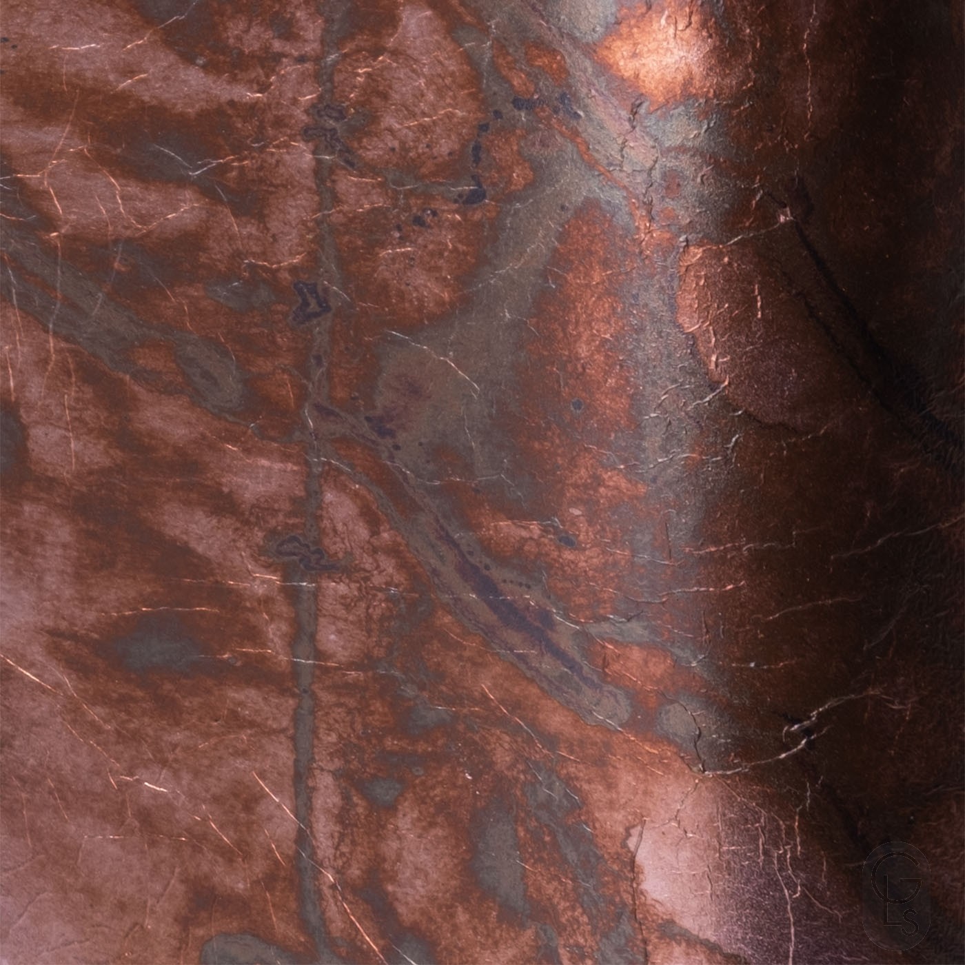 Coloured Loose Silver Leaf - Marbled Amethyst