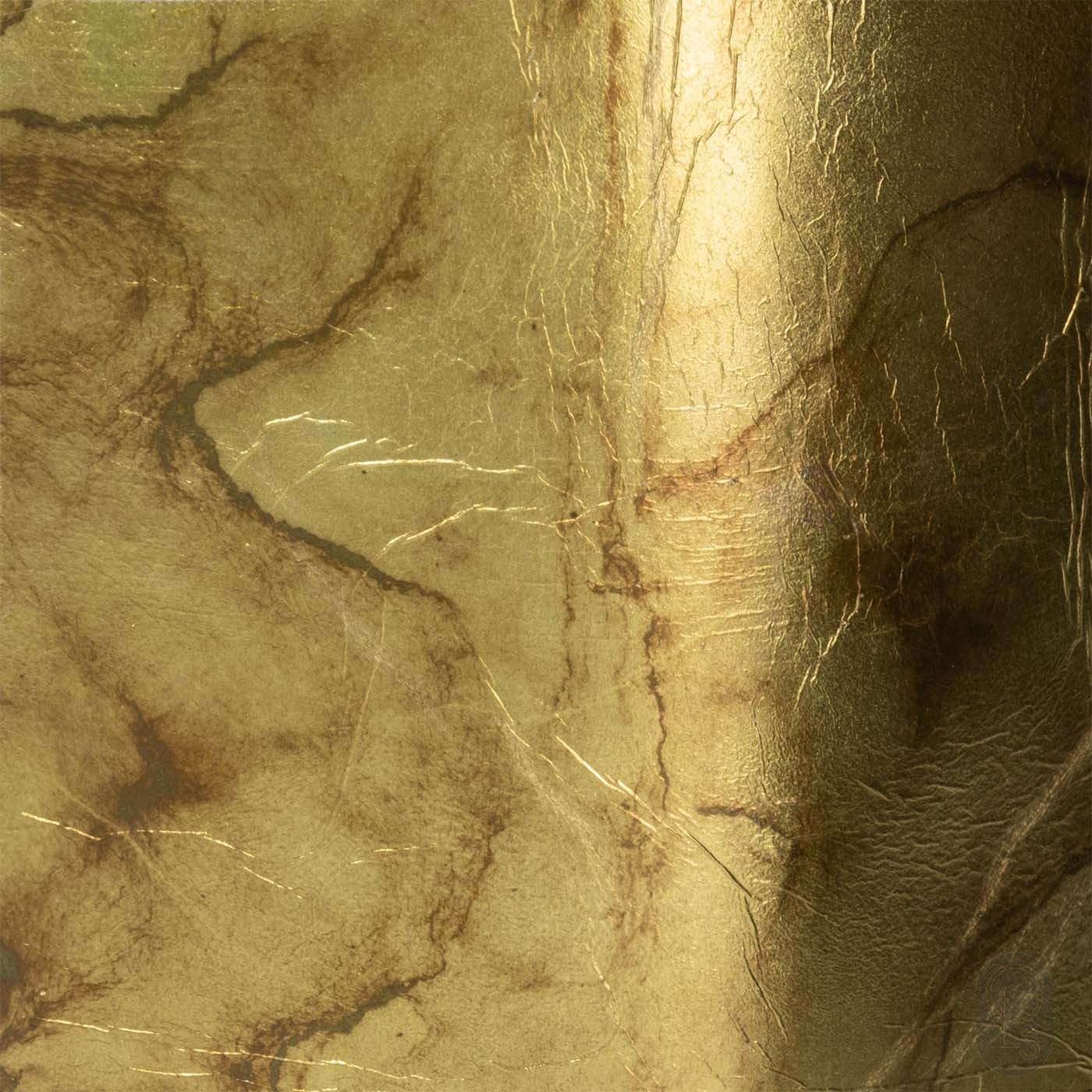 Coloured Loose Silver Leaf - Marbled Brass