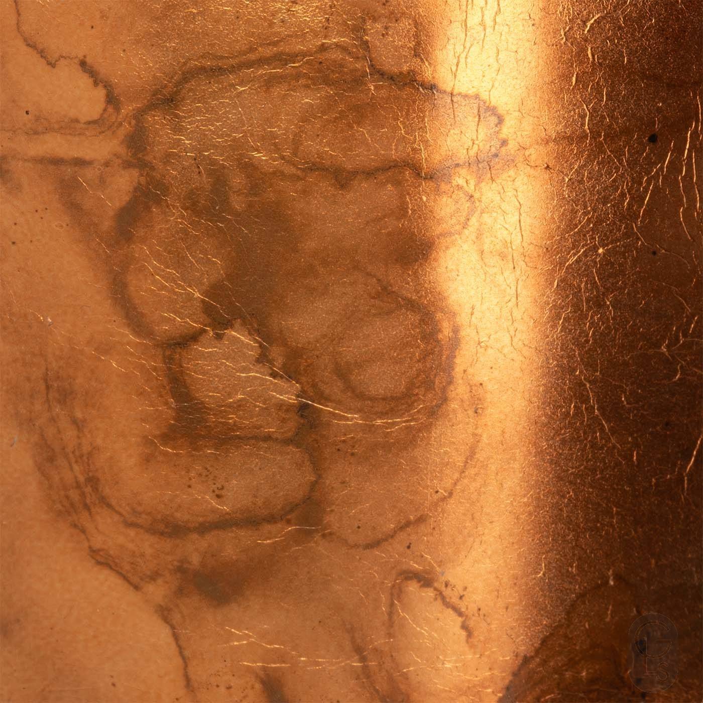 Coloured Loose Silver Leaf - Marbled Copper