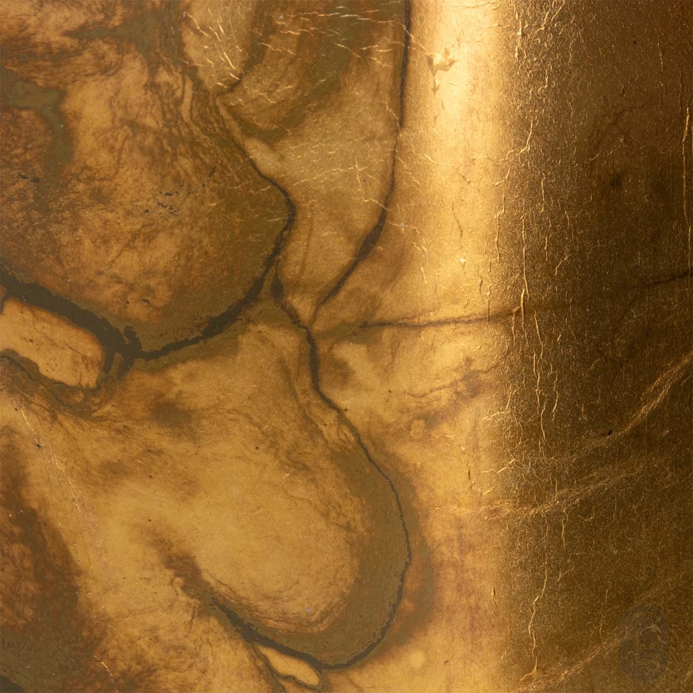 Coloured Loose Silver Leaf - Marbled Gold