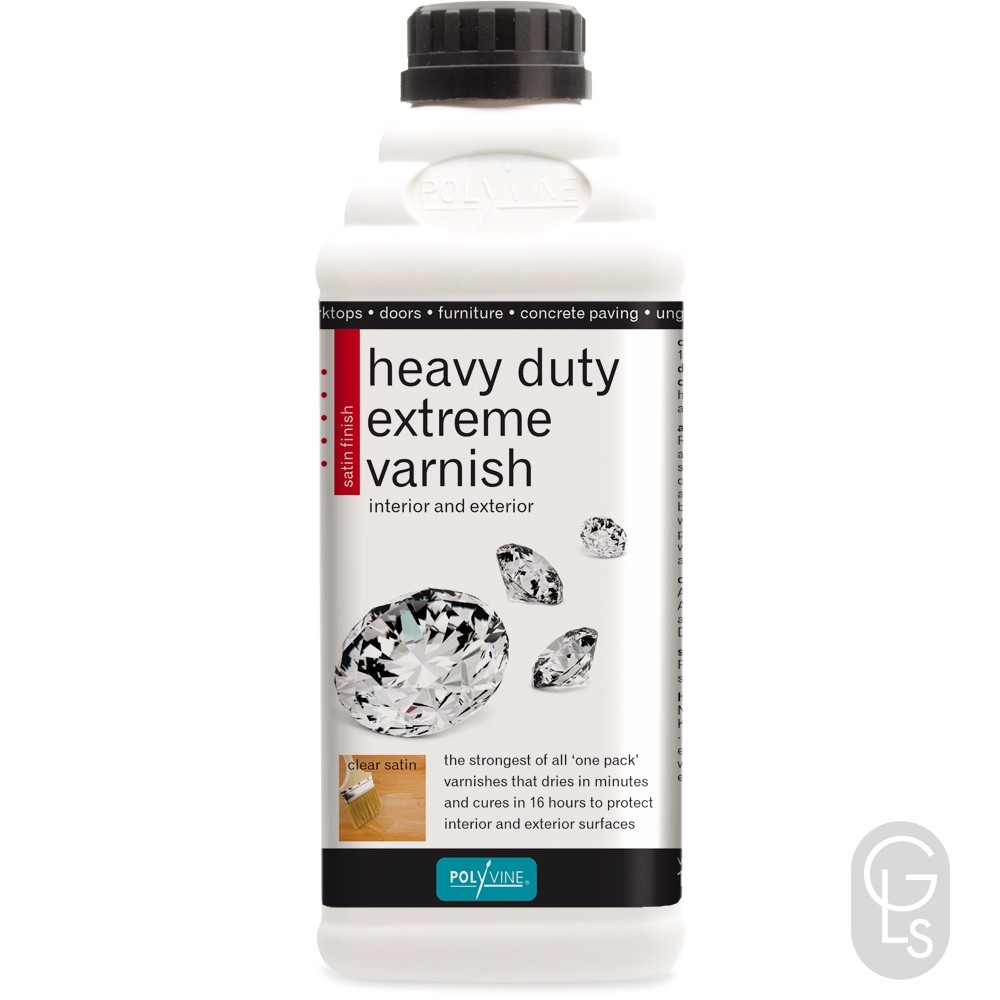 Polyvine Satin Finish Heavy Duty Extreme Varnish - 1000ml