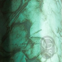 Coloured Loose Silver Leaf - Marbled Teal