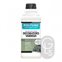 Polyvine Dead Flat Decorators Varnish - Water based - 1L