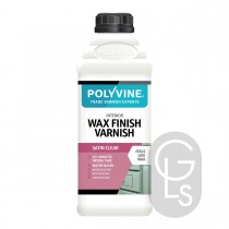 Polyvine Acrylic Wax Finish Varnish - Satin - 1L