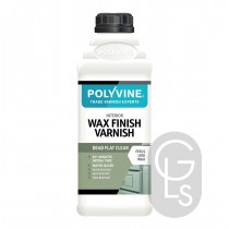 Polyvine Acrylic Wax Finish Varnish - Dead Flat - 1L