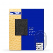 Carborundum Wet & Dry Paper - 60 Grit - 25 Sheets