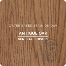 General Finishes Wood Stain - Antique Oak Applied Over Oak